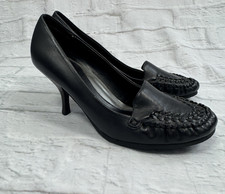 Barrats Black Slip On Court