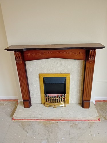 Vintage fire place including - vintage,