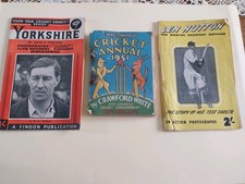 Vintage Cricket Books x 3 Len Hutton- News Chronicle 1951 - Findon Publication