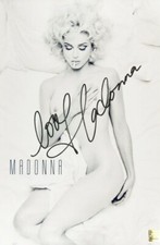MADONNA Signed Photograph -