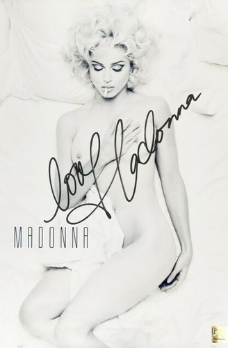 Madonna signed photograph - madonna,
