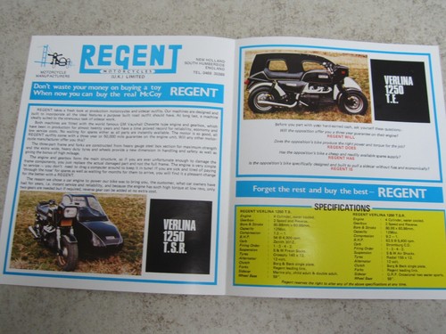 Regent motorcycles vauxhall - regent,