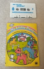 My Little Pony G1 MLP Original Book Shock at the Stable Show 1985 & Tape