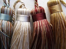 Florentine Key Tassels - decorative trim cushions trinket boxes and curtains