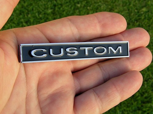 Custom metal car badge - custom,