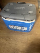 Coleman 60QT Wheeled Camping Cooler Box - Blue, 56L (2000036084)