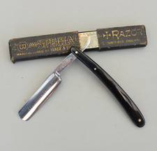 Vintage Rare Wade & Butcher Special Sheffield England Straight Razor Orig Box