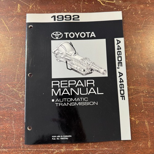 1992 toyota a46de - 1992, a46df
