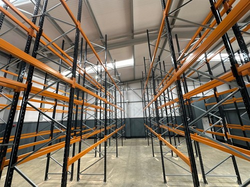 Pallet racking frames and - pallet,