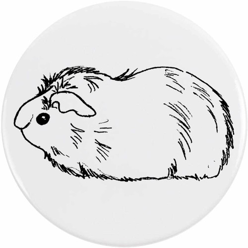 Guinea pig button lapel - 'guinea, pig'