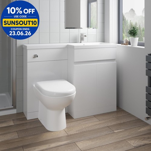 1100 bathroom vanity unit - 1100,