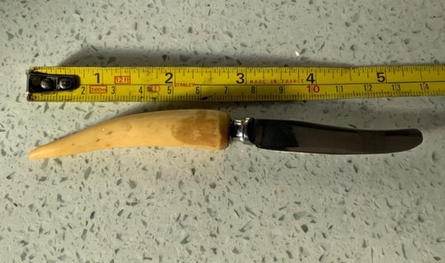 Vintage horn shaped - , handle