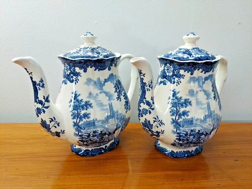 Decorative pair blue - blue, &