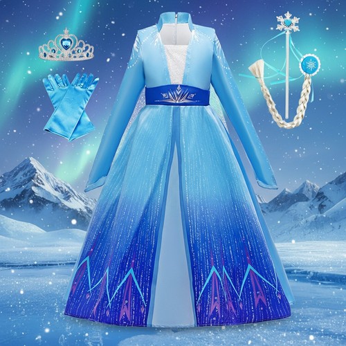Girls elsa costume - set, snow