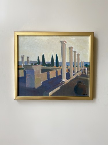 Framed vintage mid century - framed,