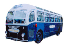 Royal Blue Bristol Bus Magnet