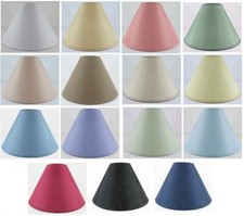 12" Cotton Coolie Table Lamp