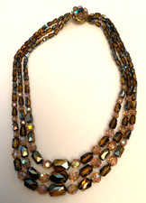 Brown Amber Coloured Necklace