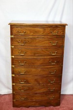 Lovely Anglo indian campaign Style Tall Boy Chest Of Drawers 