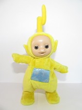 VINTAGE TELETUBBIES DANCE WITH ME LAA LA PLUSH TOY DANCING BLINKING YELLOW 16"