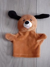 Childrens Kids Puppet Dog Hand Glove Puppet Soft Fun For Play Or Storytelling