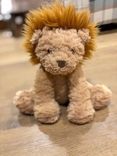 Jellycat Medium Fuddlewuddle Lion - Sitting Lion Beanie Soft Toy 9”