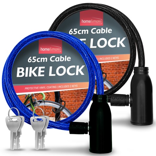 Bike lock cable with - cable, keys