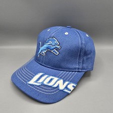 NFL 47 Brand Detroit Lions American Football Blue Baseball Cap Adjustable Hat