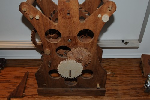 Antique wooden clock - antique,