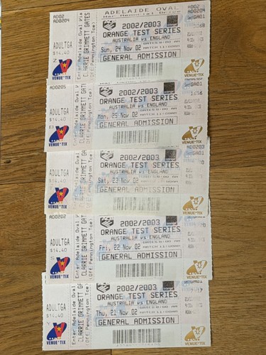 Ticket 2002 australia - ticket,