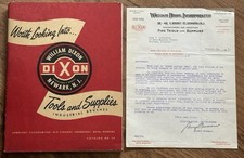 Original 1949 Dixon Tools and