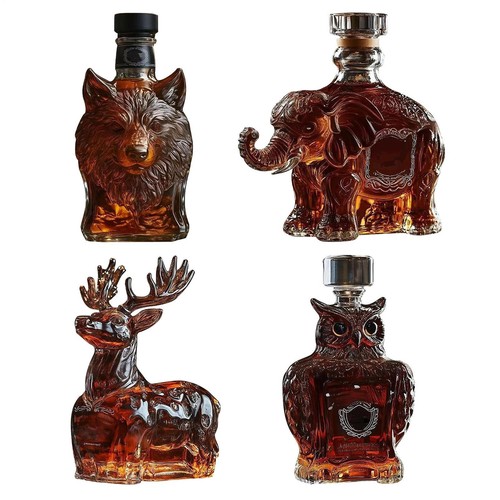 Animal whiskey decanter liquor - animal, whiskey/decanter