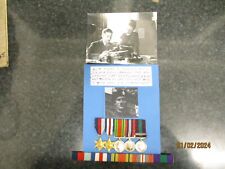 GROUP 5 MINIATURE MEDALS WW2/GSM ATTRIBUTED TO GOULDEN ASP MALAYA WIA WW2 RAC