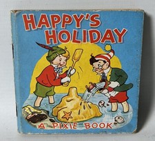 Vintage Collins Pixie Book - Happy's Holiday - Betty Larom