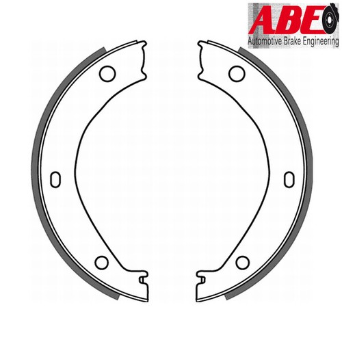 Rear parking brake - parking, shoe