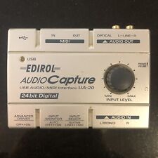 Edirol Audio Capture USB Audio/ MIDI Interface UA -20