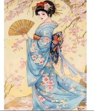 11CT Japanese Geisha Girl in