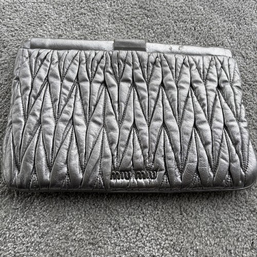 Miu matelasse lamb - matelasse, leather