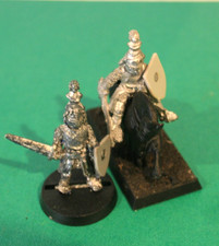 CITADEL GW EARLY BRETONNIAN 28mm METAL KNIGHT FOOT & MOUNTED (METAL HORSE)