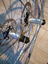 Shimano XT M765 Mavic X317 Rims 26" Disc Brake Wheels Centre Lock Mtb Bike z951