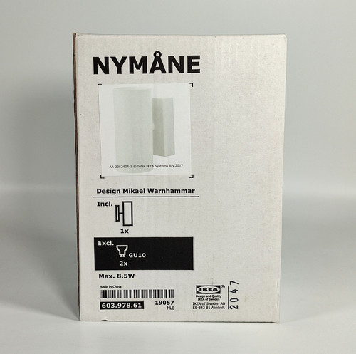 Ikea nymane white - ikea, lamp