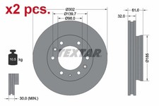 X2 PCS FRONT BRAKE DISC ROTOS