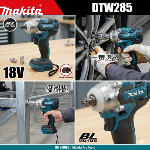 Makita dtw285 18v brushless - dtw285,