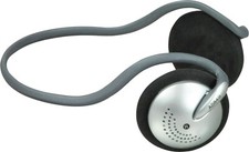 Neckband Headphones Folding Sports Gym Backphones 3.5mm Jack Plug Phone MP3