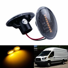 For Ford Fiesta MK 3 4 Mondeo MK1 Transit LED Side Marker Repeater Lights Amber