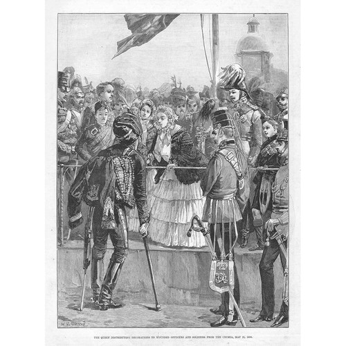Queen victoria distributing - queen,
