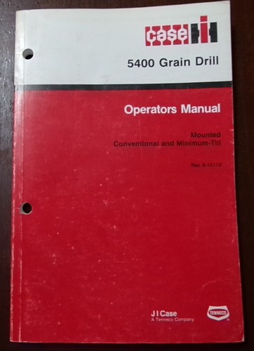 Case 5400 grain - case, drill