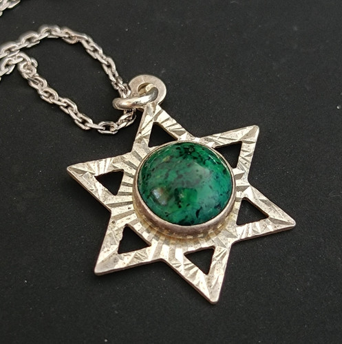 Silver star david - silver,