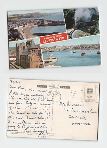 Postcard greetings from - postcard,