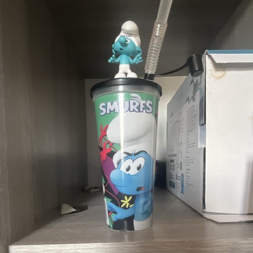Smurfs plastic tumbler - smurfs,